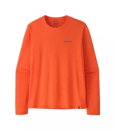 Patagonia Long-Sleeved Capilene Cool Daily Shirt - Boardshort Logo M's