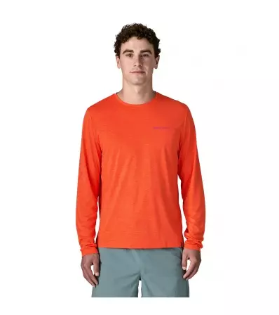 Patagonia Long-Sleeved Capilene Cool Daily Shirt - Boardshort Logo M's