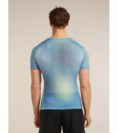 Icebreaker Merino Blend 75 Cool-Lite Featherlight SS Crewe AOP M's