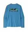 Patagonia Long-Sleeved Capilene Cool Daily Shirt - Boardshort Logo M's