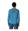 Patagonia Long-Sleeved Capilene Cool Daily Shirt - Boardshort Logo M's