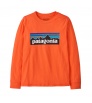 Детска Блуза Patagonia Kid's P-6 Logo Long- Sleeved T-Shirt